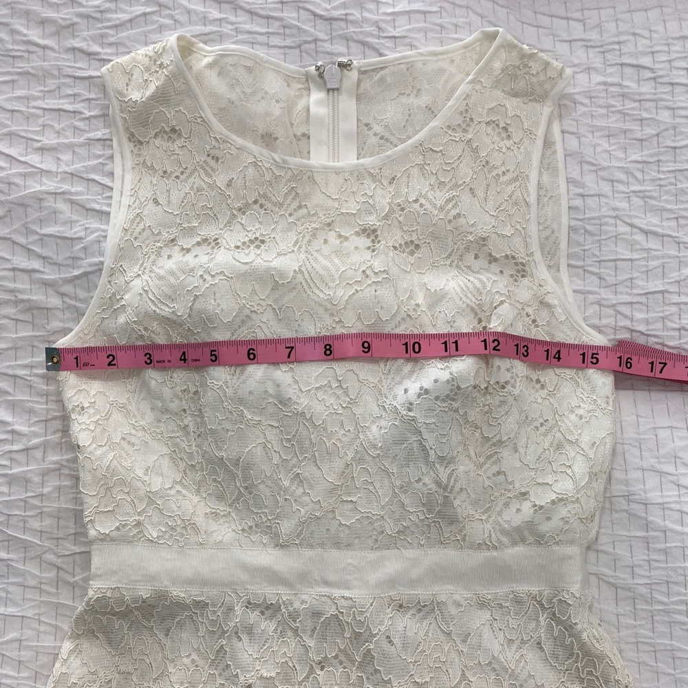 BCBG Lace White Dress - Picture 5 of 5